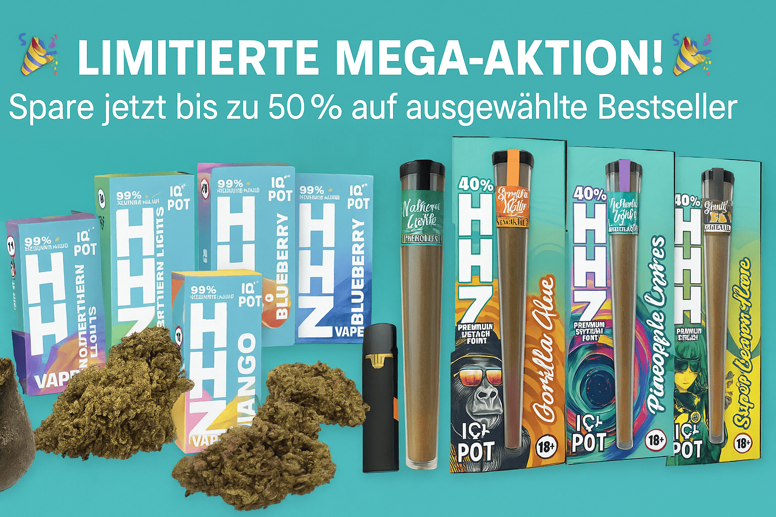 Limitierte Aktion! ⏳🔥 HHC VAPES