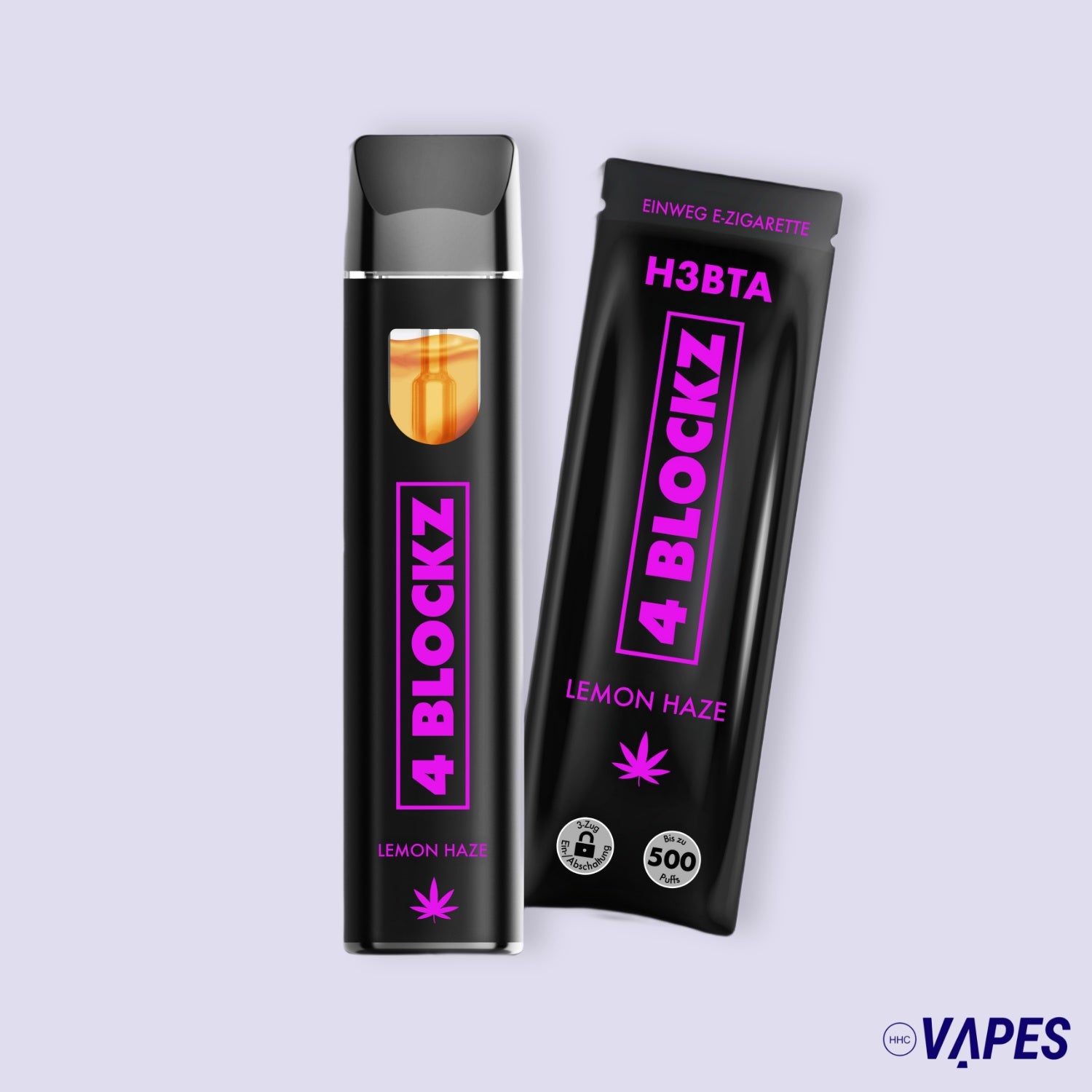 4 Blockz H3BTA Vape Pen Lemon Haze | Frische Zitronennote