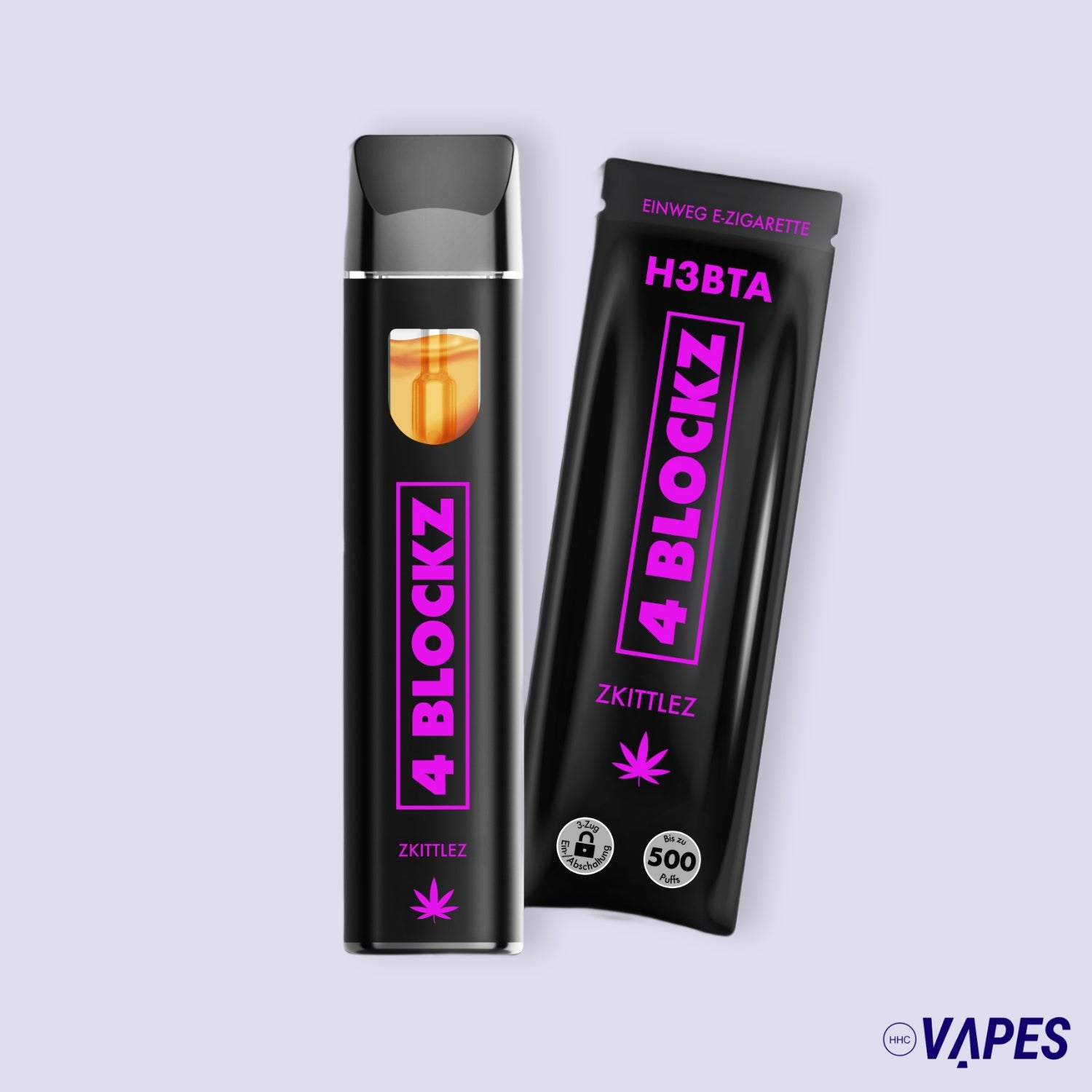 4 Blockz H3BTA Vape Pen - Zkittlez HHC VAPES