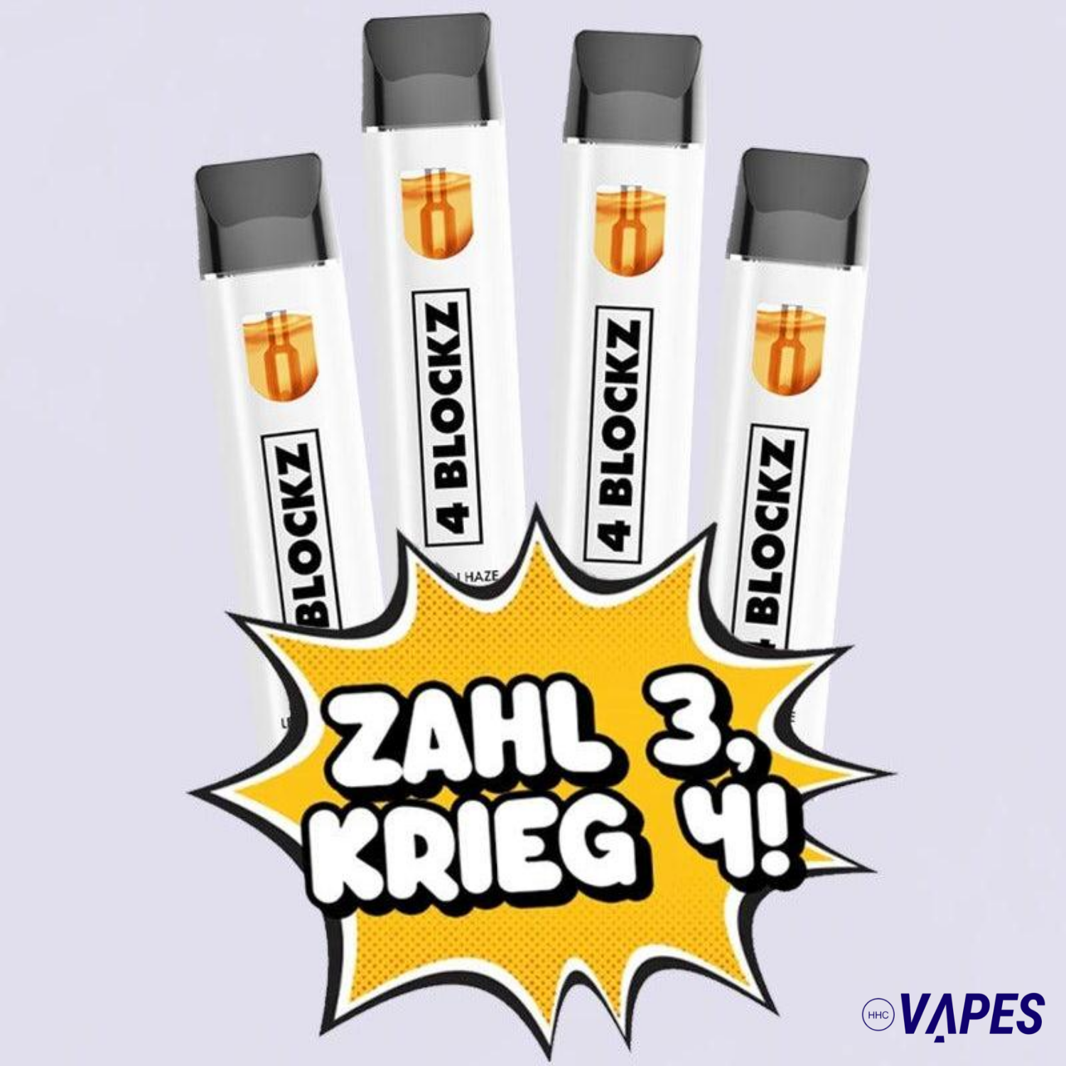 4 für 3 4Blockz H3 Vape Bundle HHC VAPES