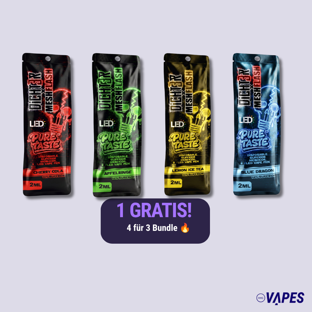 4 für 3 DICHT3R x Meshflash Vape Bundle