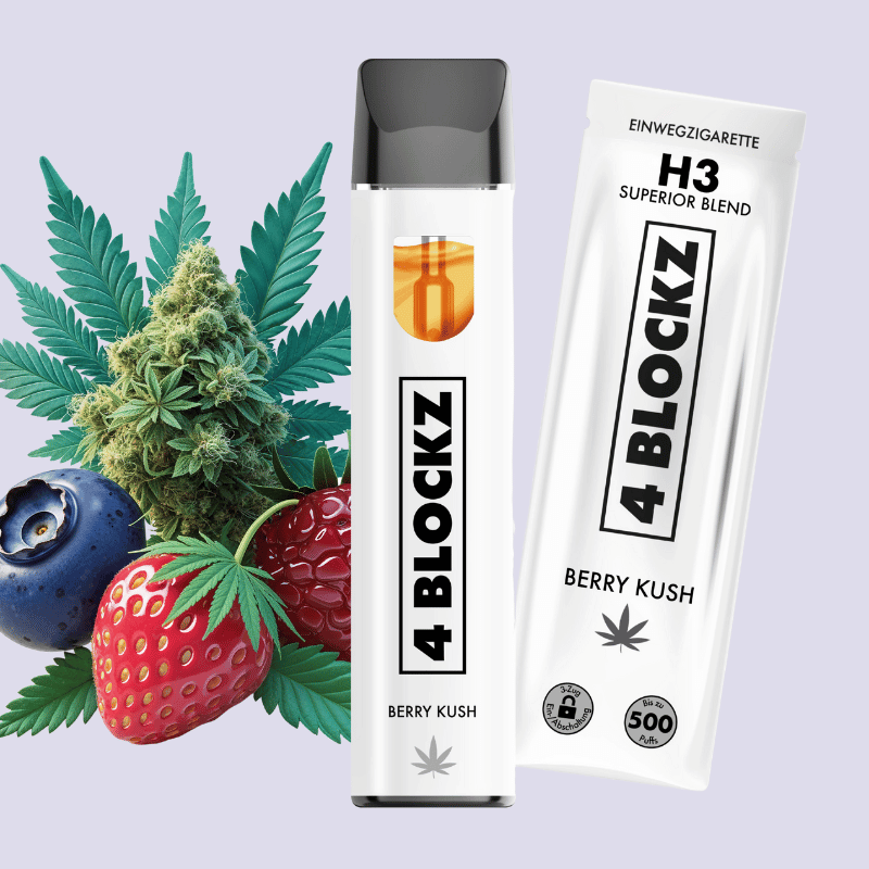 4 Blockz H3 Vape Pen - Berry Kush HHCVapes