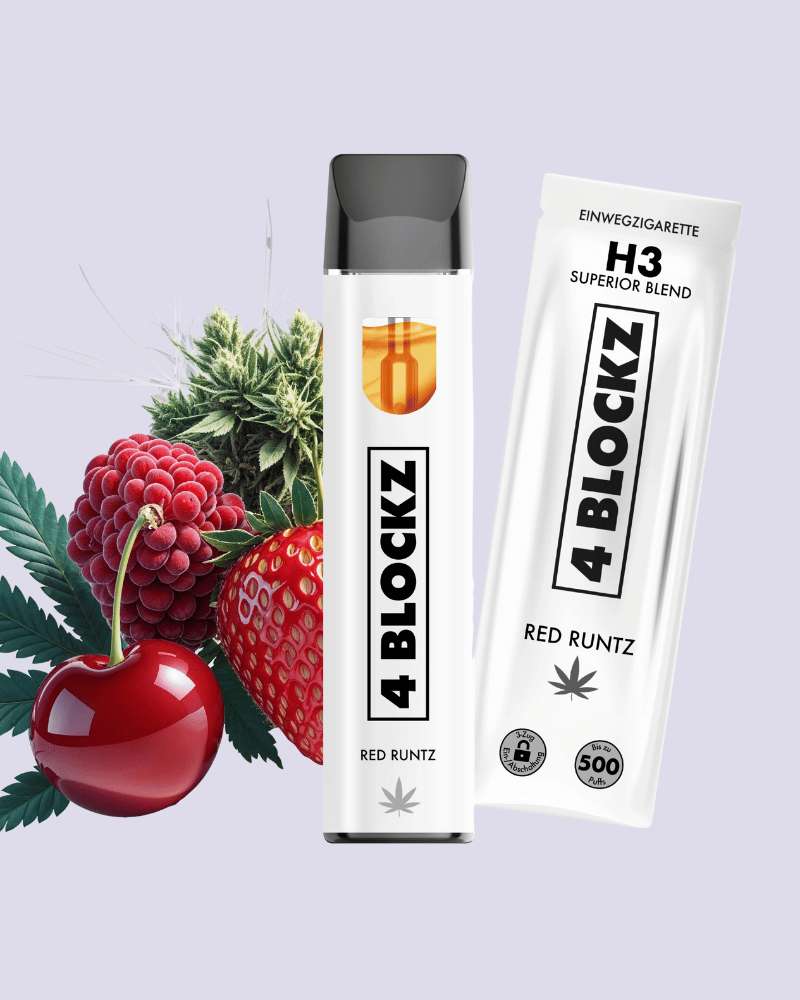 4 Blockz H3 Vape Pen - Red Runtz HHCVapes