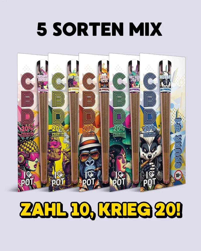 20 für 10 CBD Pre Roll Bundle - HHC VAPES