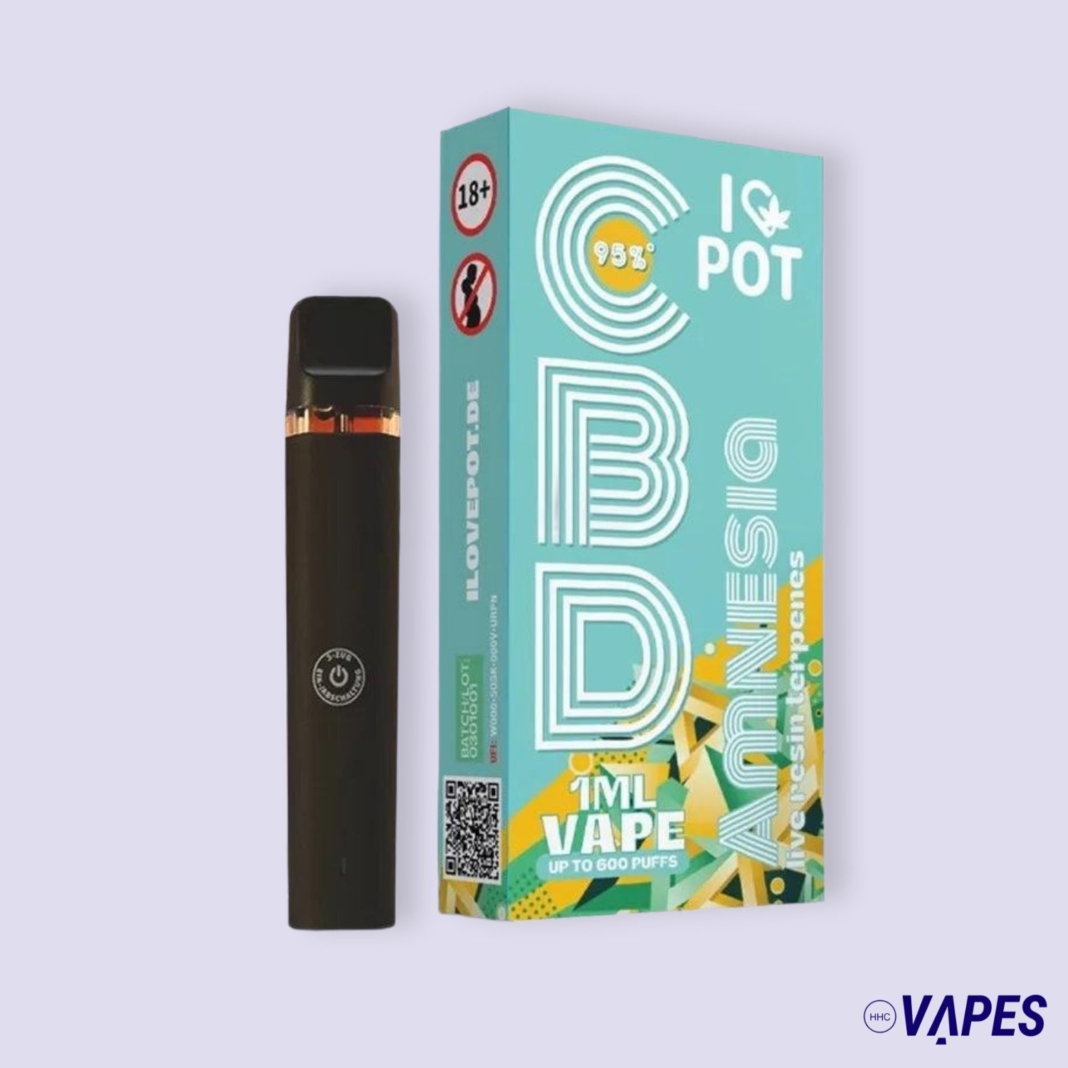 CBD Vape Pen 95% - Amnesia HHC VAPES