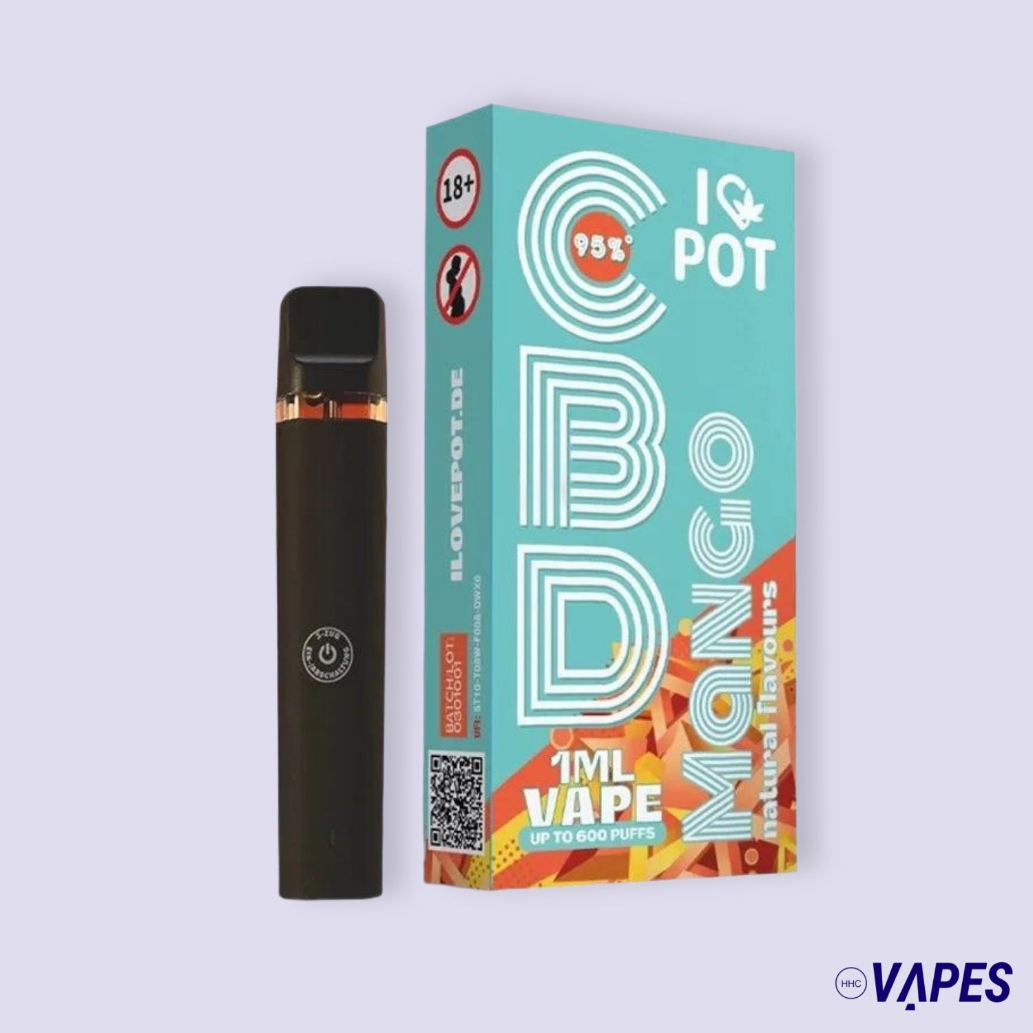 CBD Vape Pen 95% - Mango HHC VAPES