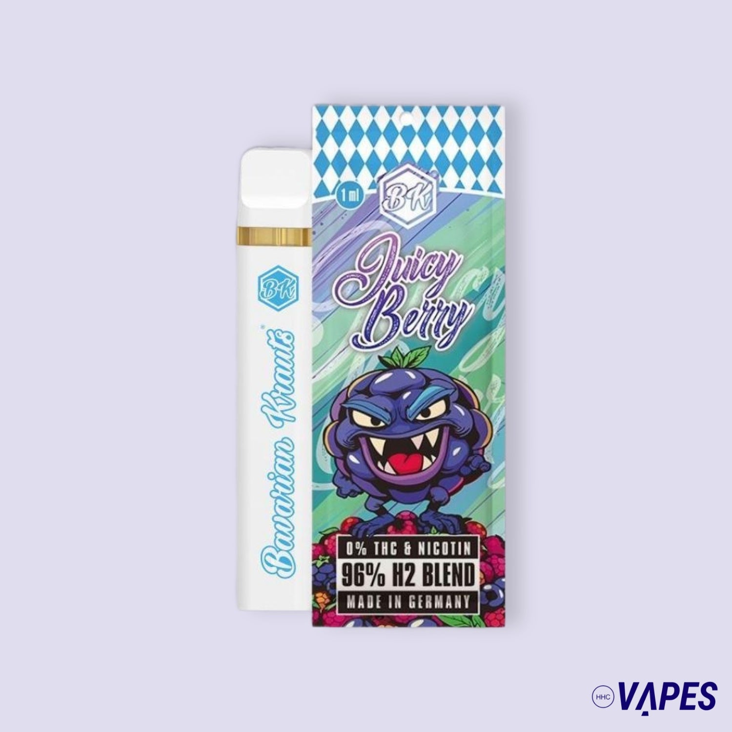 BK Vapes H2 96 % - Šťavnaté bobule 1 ml