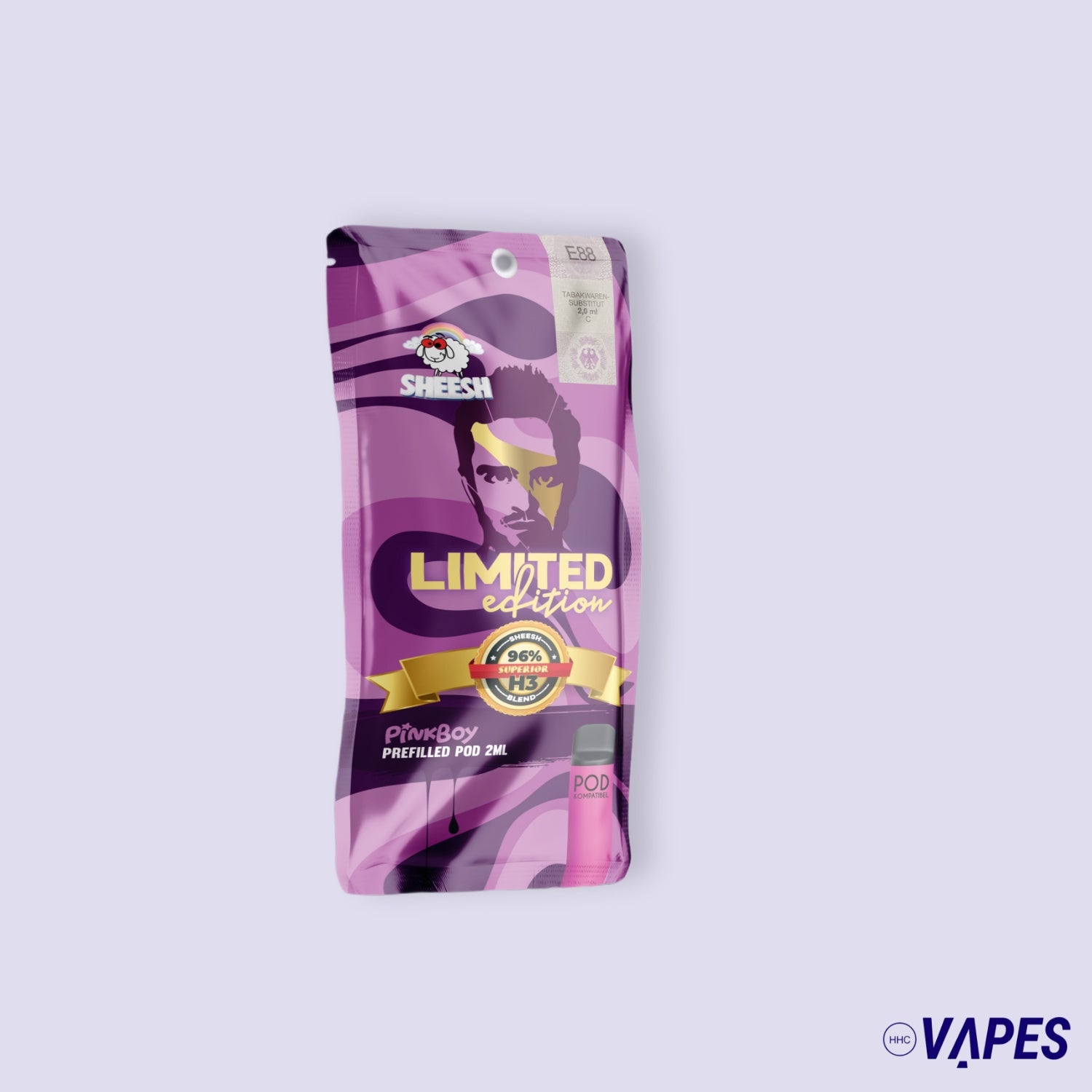 SHEESH - 96% H3 Superior Pod 2ml - Pinkboy
