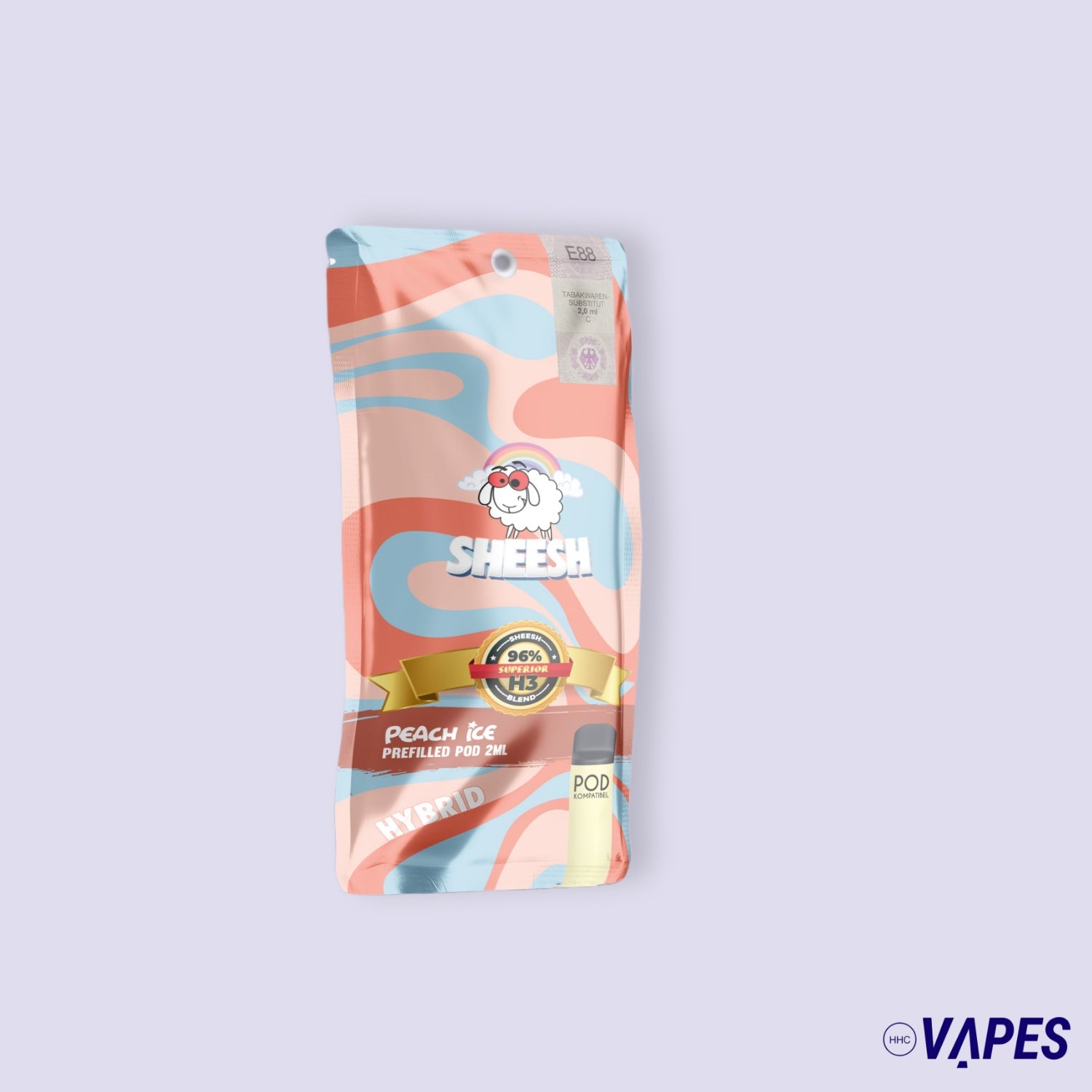 SHEESH - 96% H2 Superior Pod 2ml - Peach Ice