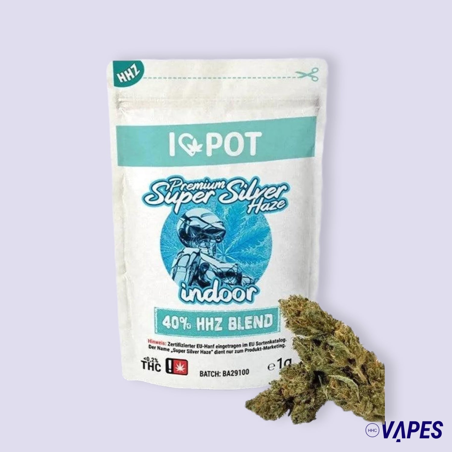 HHZ Premium Blüte - Super Silver Haze HHC VAPES