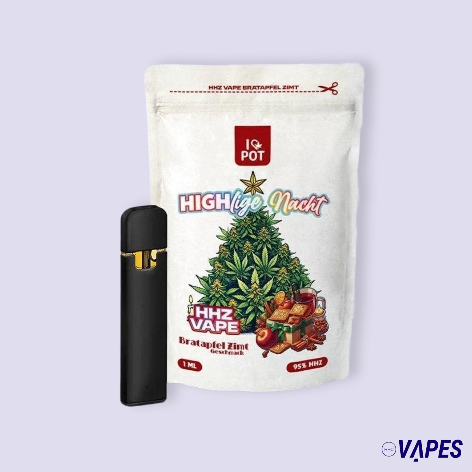 HHZ Vape Pen 95% - Bratapfel Zimt HHC VAPES