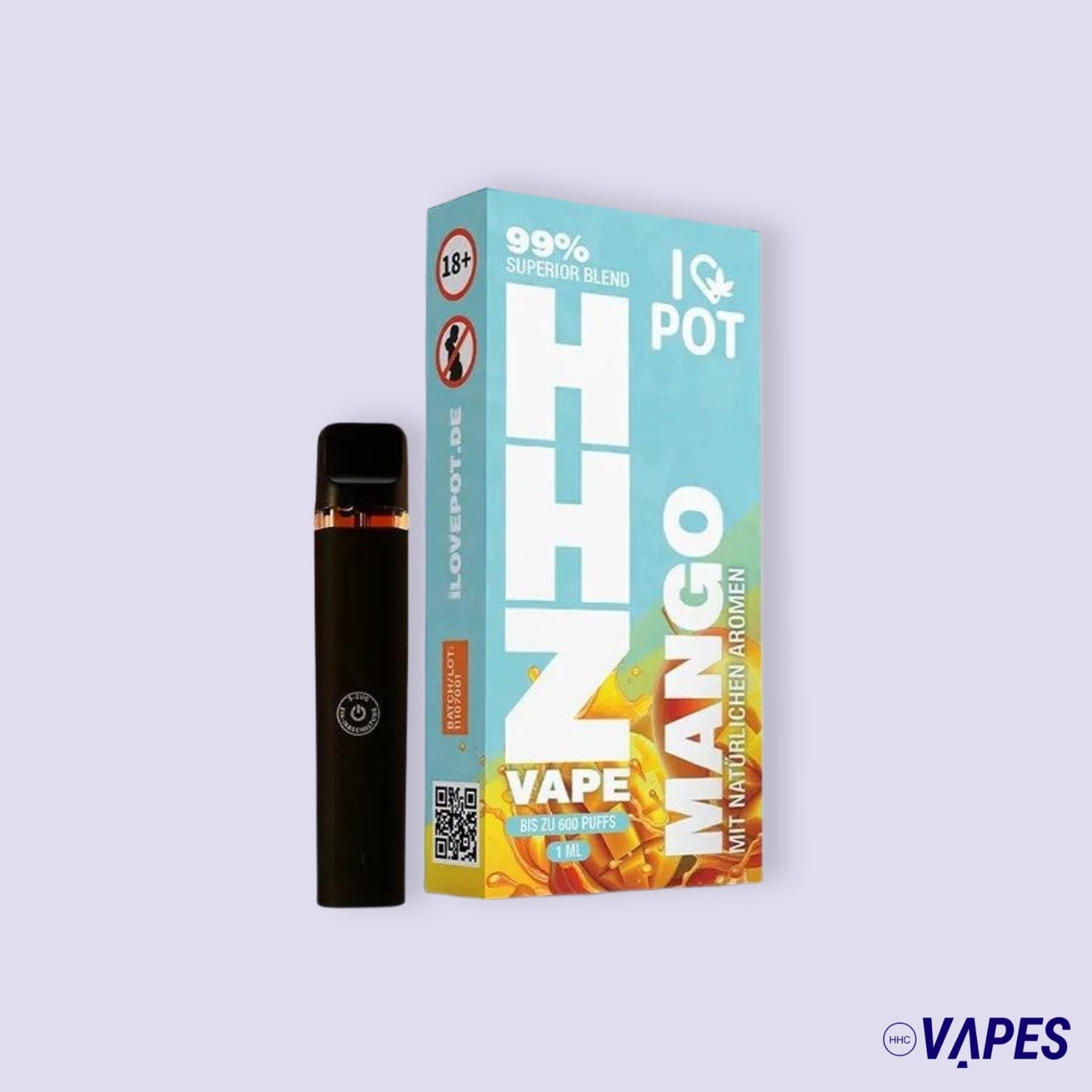 HHZ Vape Pen 95 % - Mango
