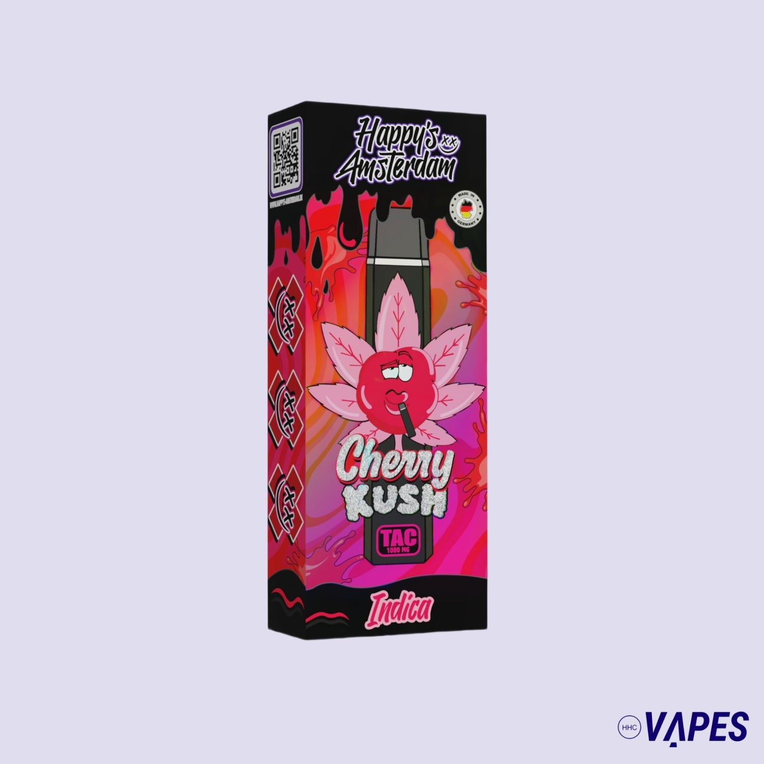 Happy's Amsterdam TAC Vape - Cherry Kush HHC Vapes