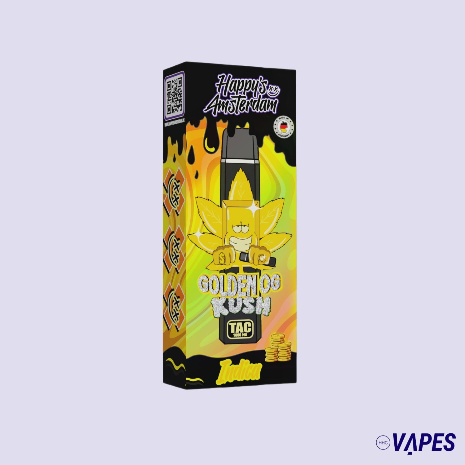 Happy‘s Amsterdam TAC Vape - Golden OG Kush HHC VAPES