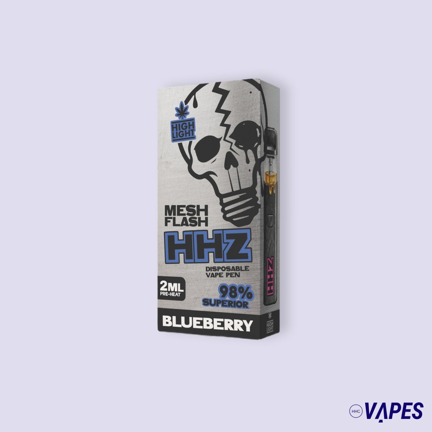 Highlight Meshflash HHZ Blueberry 2 ml HHC VAPES