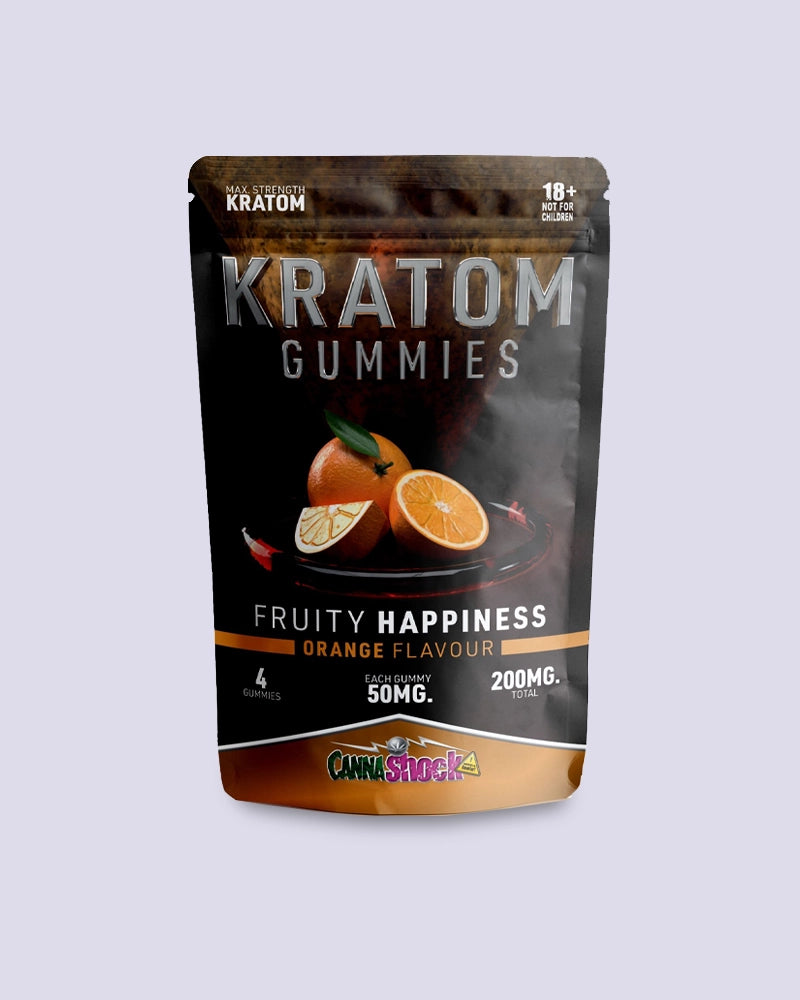 CannaShock Kratom Duftgummy 4 Stück - Orange
