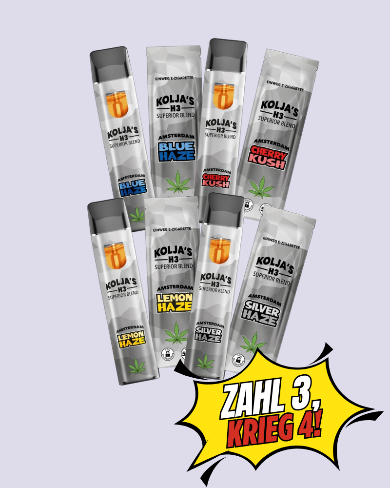 4 für 3 Kolja's Vape Bundle HHCVapes