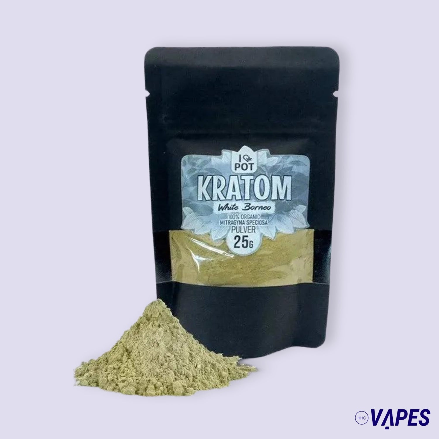 Kratompulver 25g - Borneo White HHC VAPES