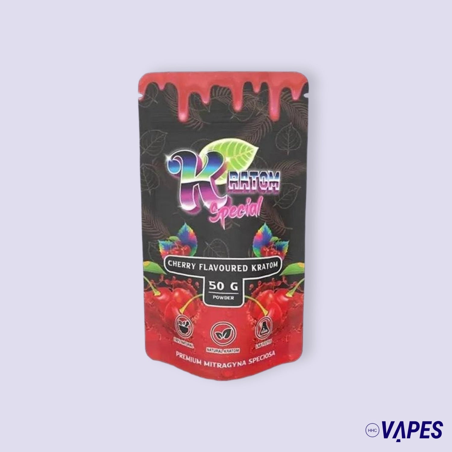 Kratompulver 50g - Cherry HHC VAPES
