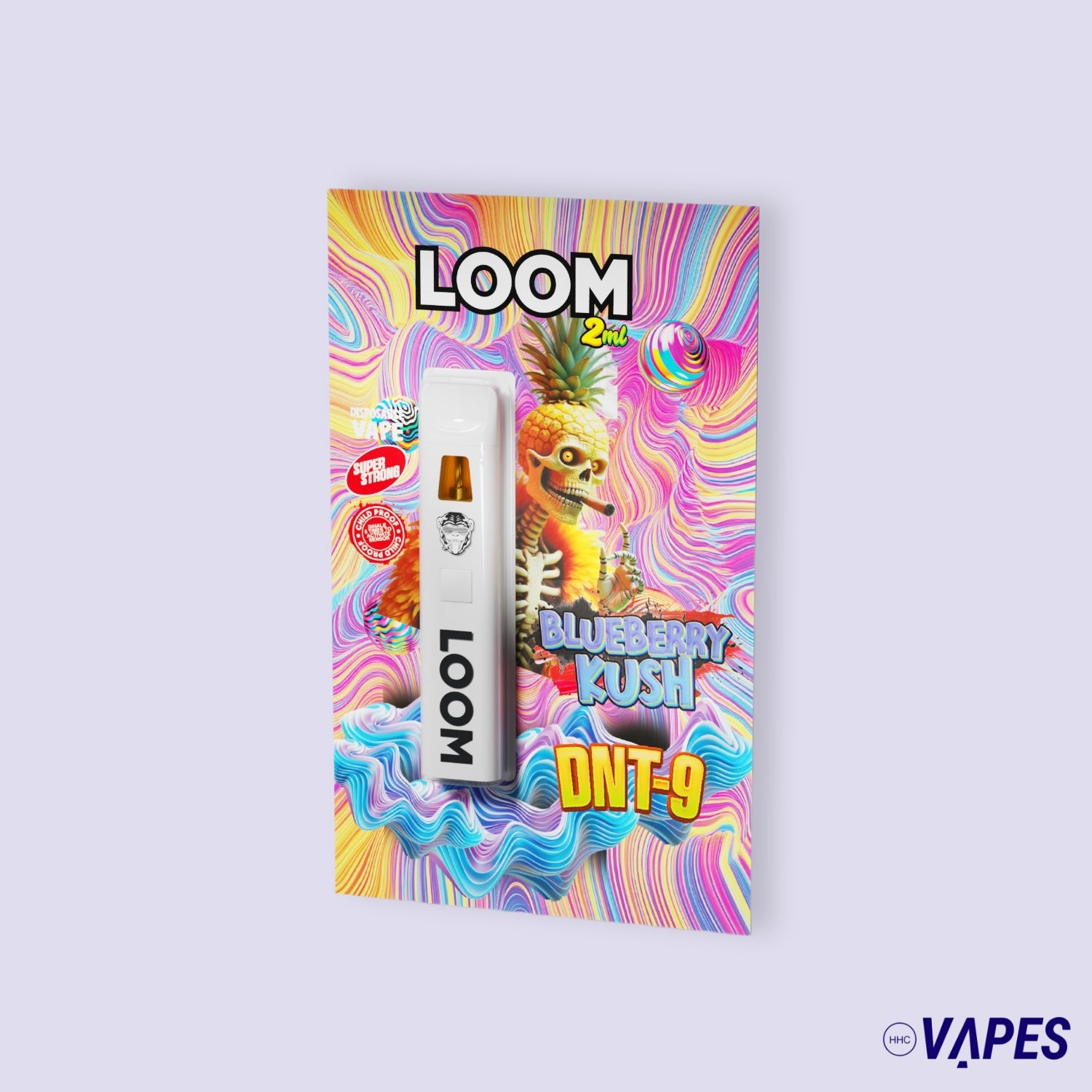 LOOM - DNT9 - Blueberry Kush 2ml HHC VAPES