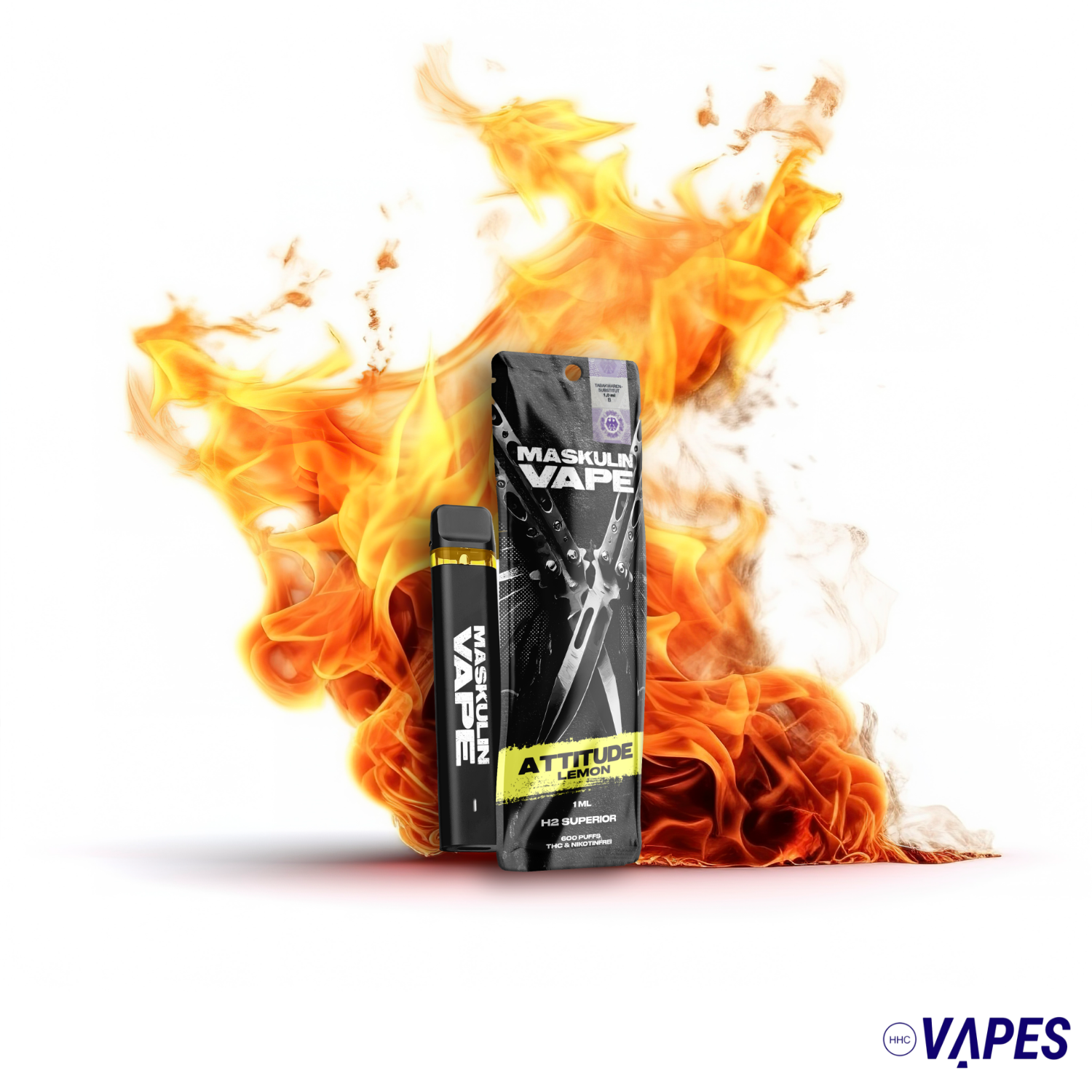 Maskulin Vape H2 Superior Attitude Lemon HHC VAPES