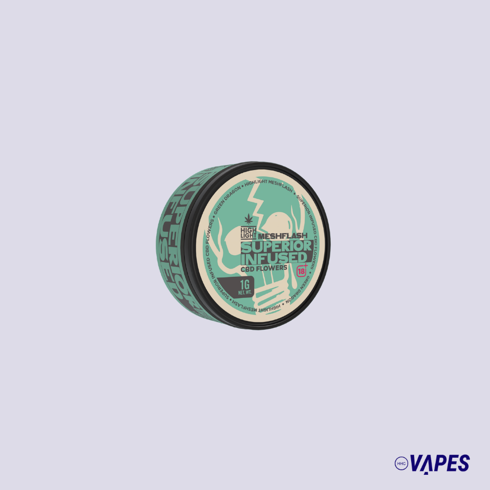 Meshflash Premium Infused CBD Blüte - Green Dragon 1g