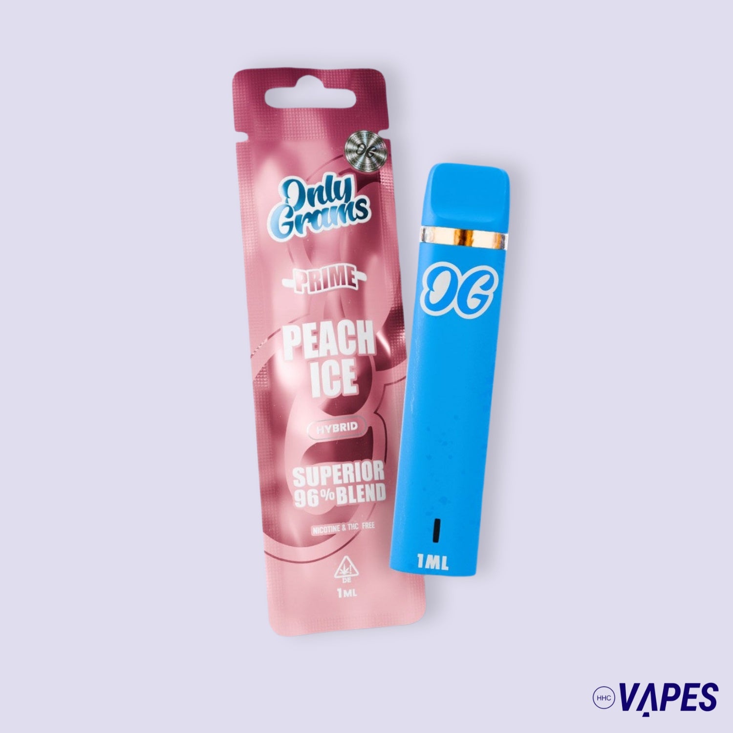 OnlyGrams Superior Vape Pen 96% - Peach Ice HHC VAPES