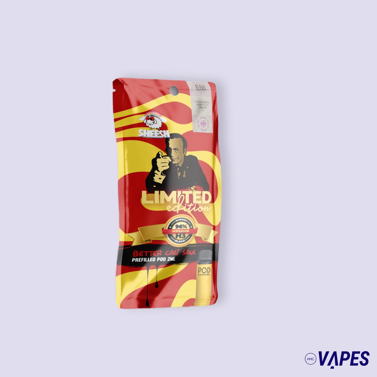 SHEESH - 96% H3 Superior Pod 2ml - Better Cali Saul HHC VAPES