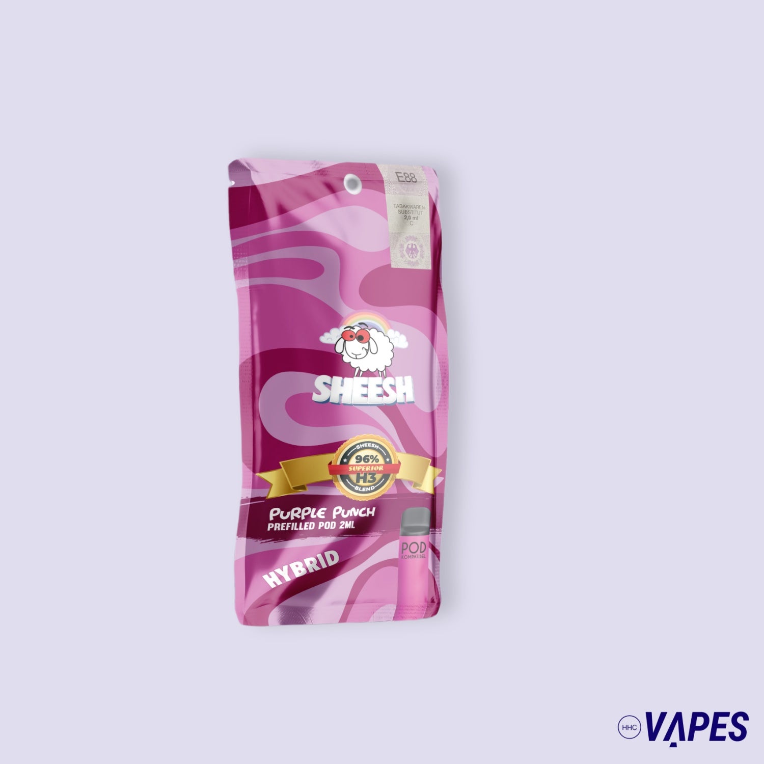 SHEESH - 96% H3 Superior Pod 2ml - Purple Punch HHC VAPES
