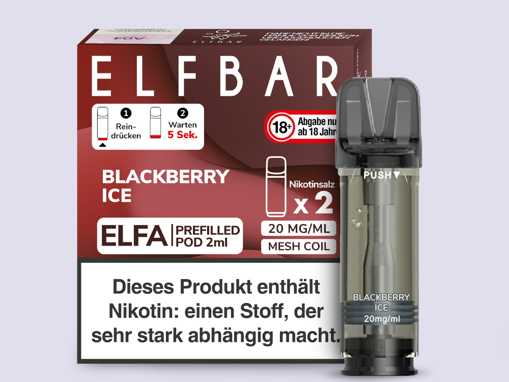 ELFA CP Prefilled Pod Blackberry Ice 20mg/ml