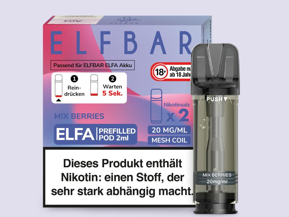 ELFA CP Prefilled Pod Mix Berries 20mg/ml