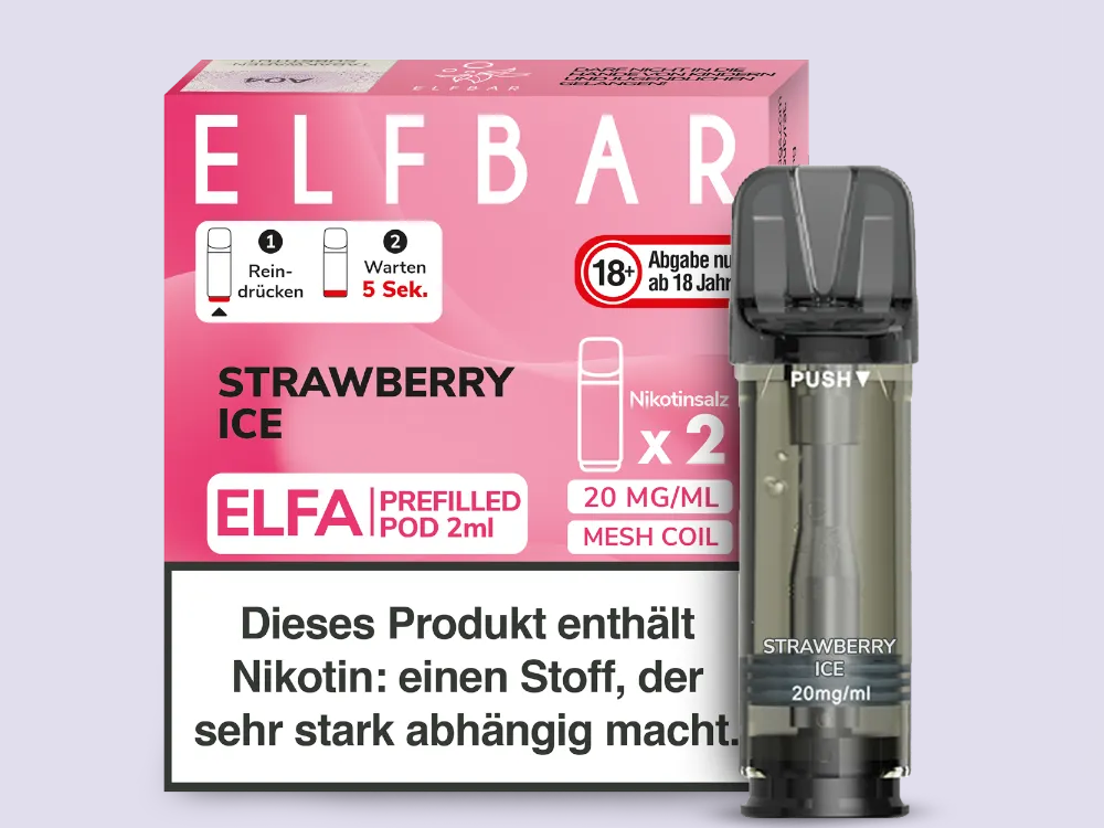 ELFA CP Prefilled Pod Strawberry Ice 20mg/ml