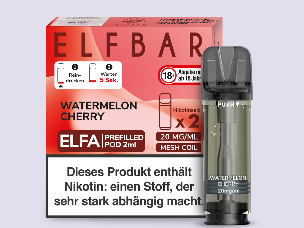 ELFA CP Prefilled Pod Watermelon Cherry 20mg/ml