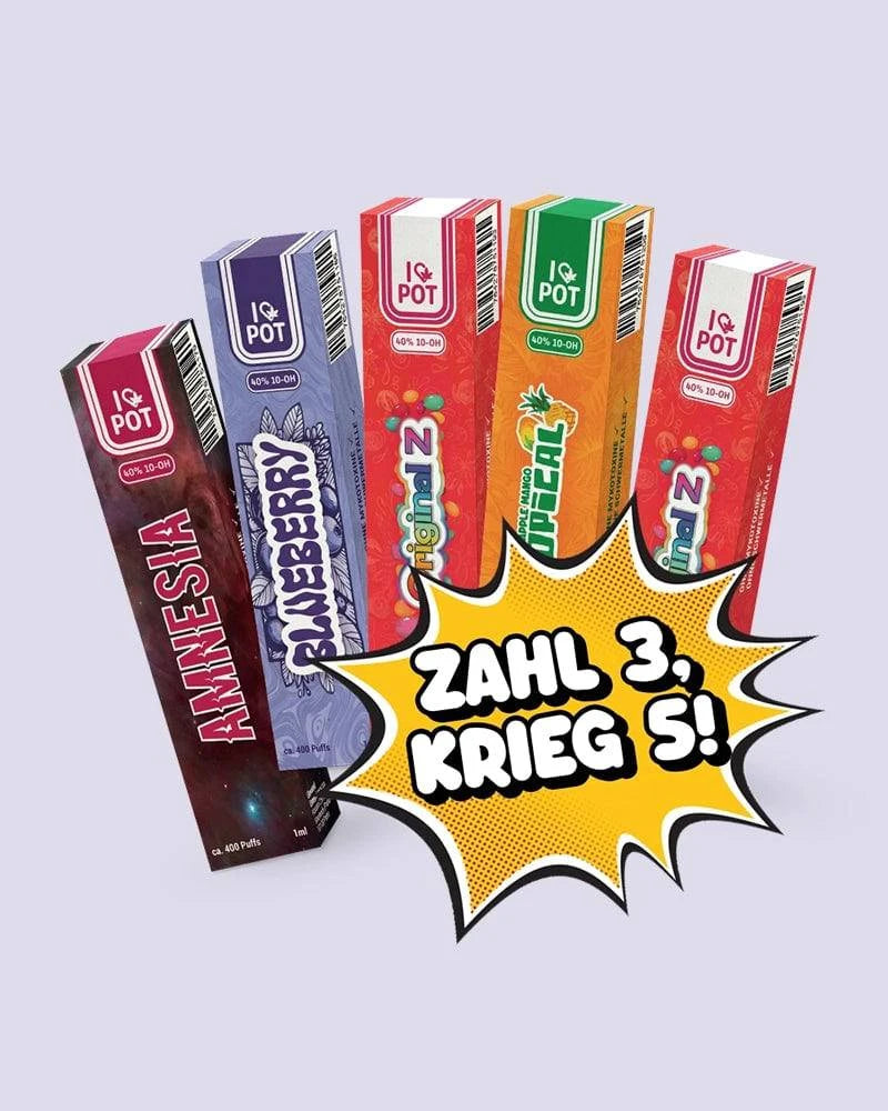 Summer Special – 5 für 3 10-OH-HHC Vape Bundle - HHC VAPES