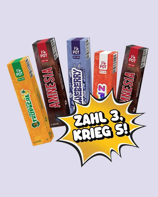 Summer Special – 5 für 3 CBH Vape Bundle - HHC VAPES
