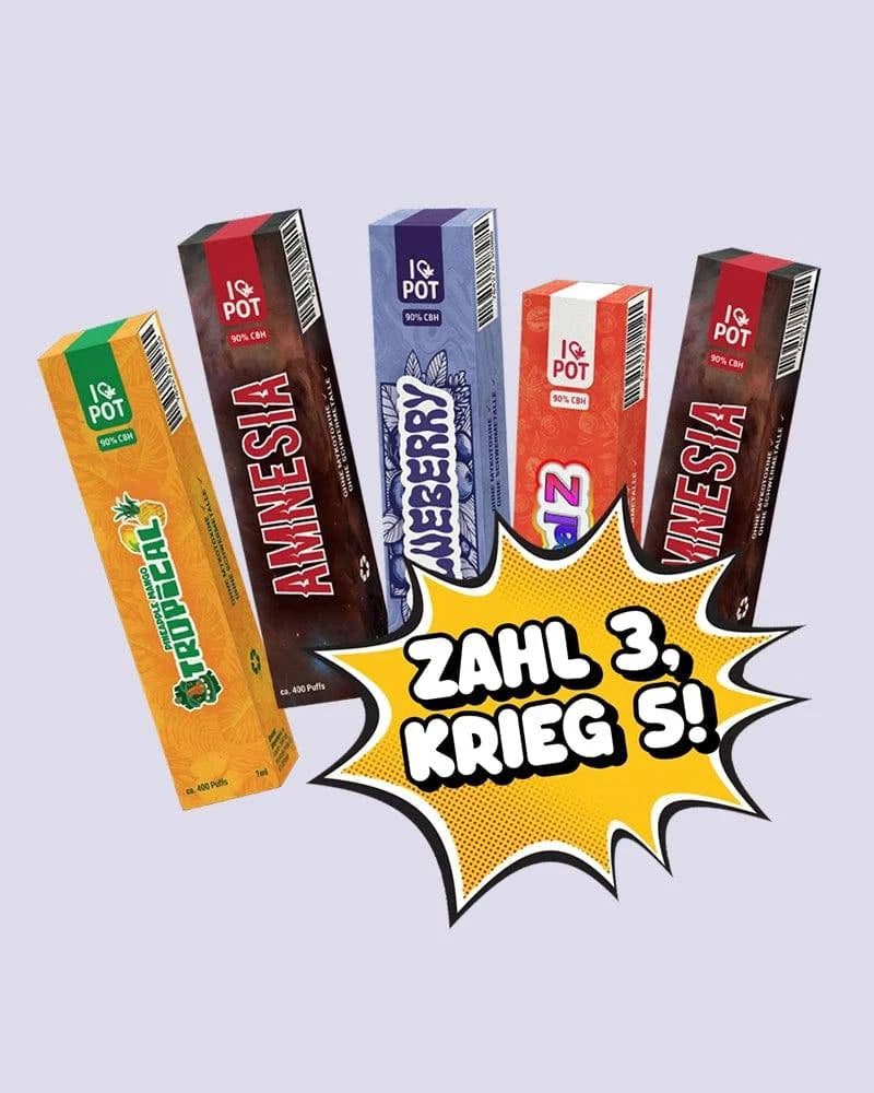 Summer Special – 5 für 3 CBH Vape Bundle - HHC VAPES