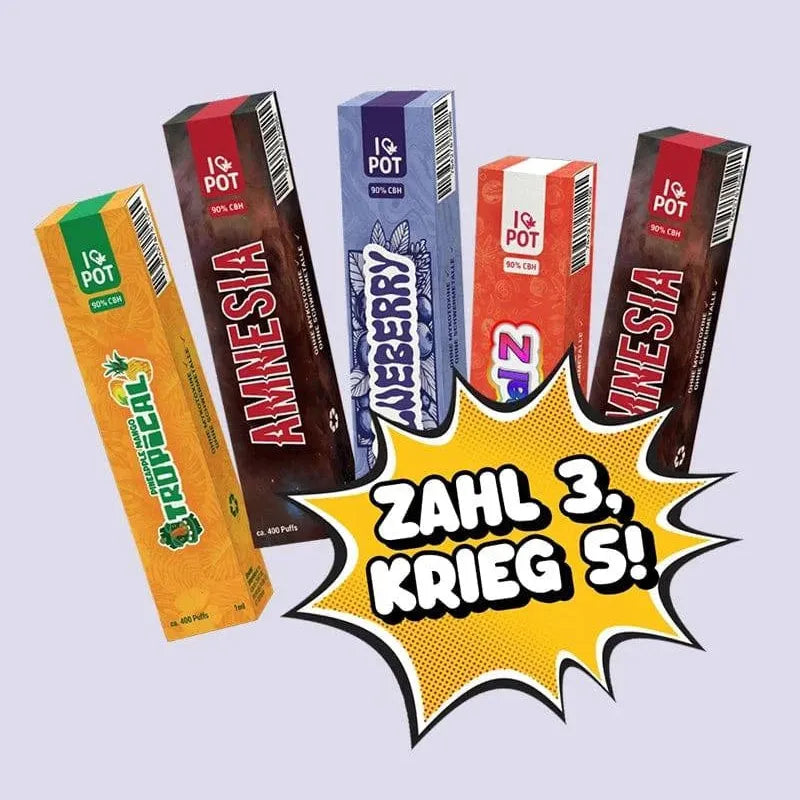 Summer Special – 5 für 3 CBH Vape Bundle - HHC VAPES