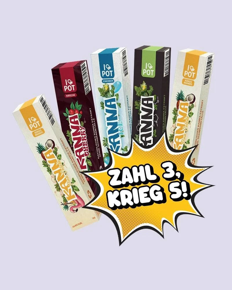 Summer Special – 5 für 3 Kanna Vape Bundle - HHC VAPES