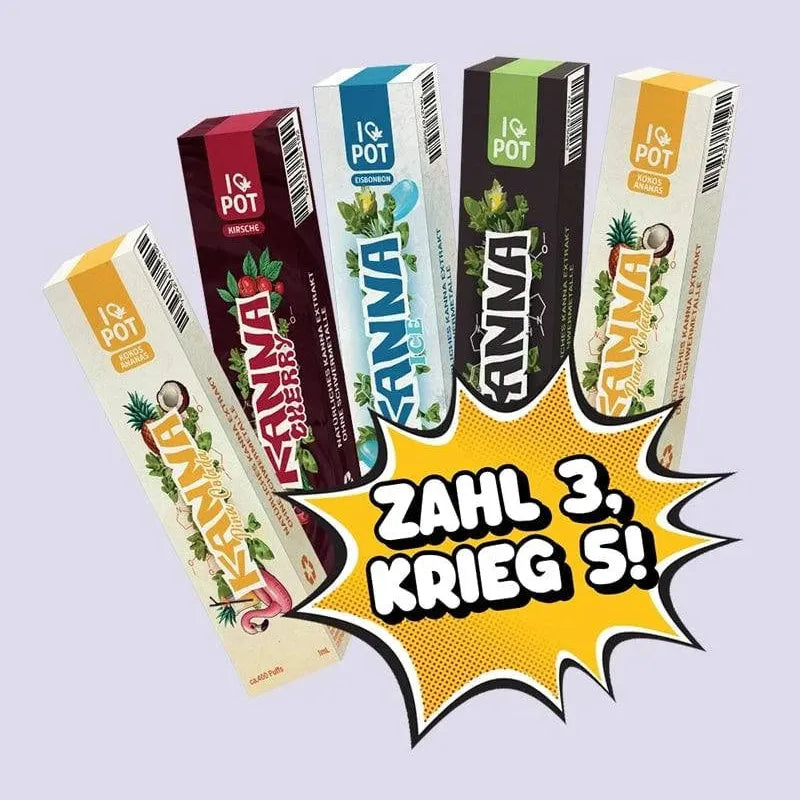 Summer Special – 5 für 3 Kanna Vape Bundle - HHC VAPES