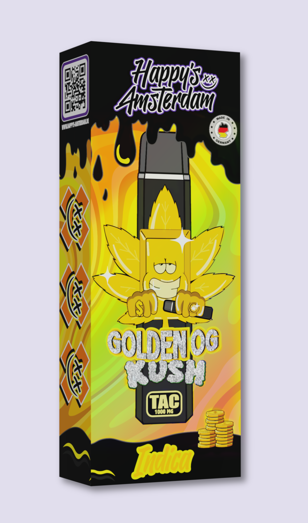 Happy’s Amsterdam TAC Vape - Golden OG Kush