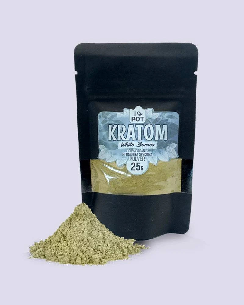 Kratompulver 25g - Borneo White - HHC VAPES