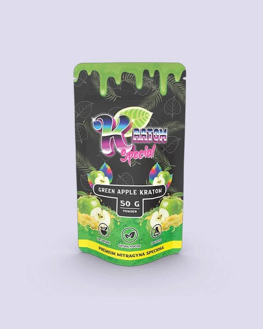 Kratompulver 50g - Green Apple - HHC VAPES