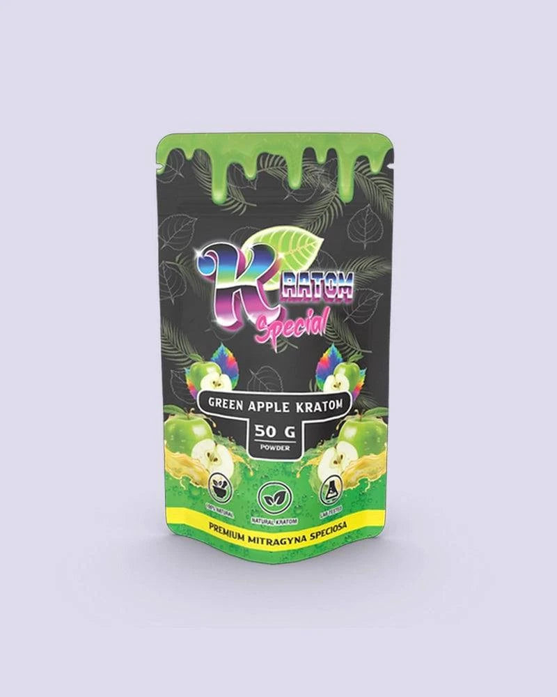 Kratompulver 50g - Green Apple - HHC VAPES