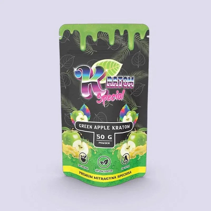 Kratompulver 50g - Green Apple - HHC VAPES