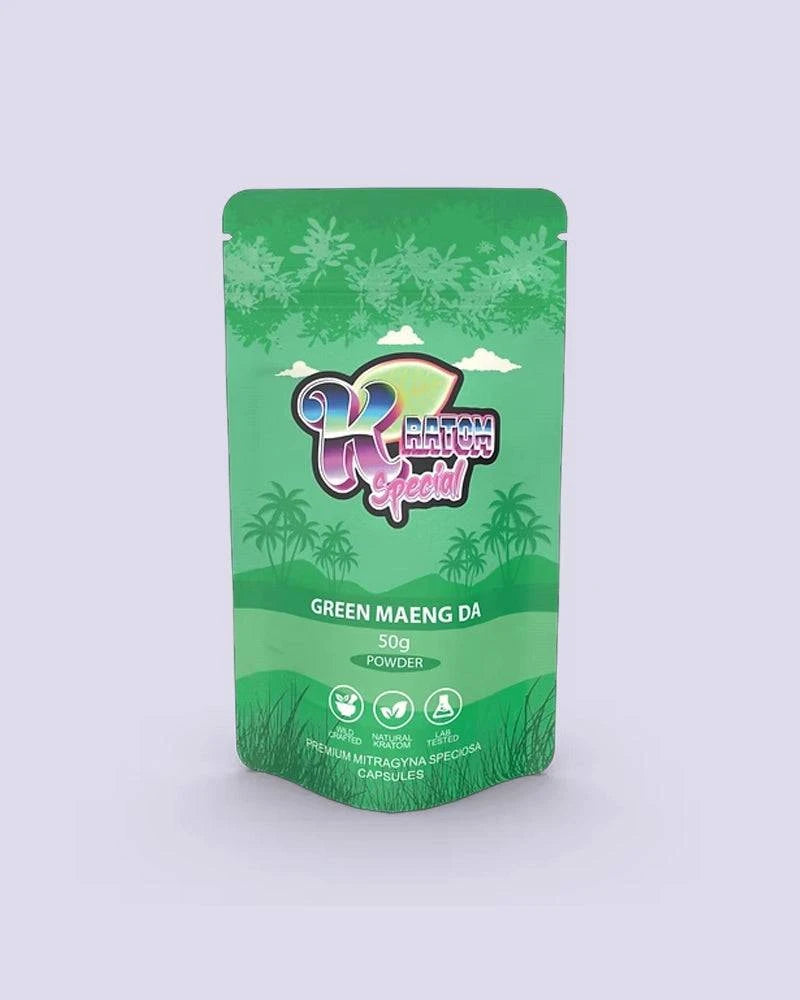Kratompulver 50g - Green Maeng Da - HHC VAPES