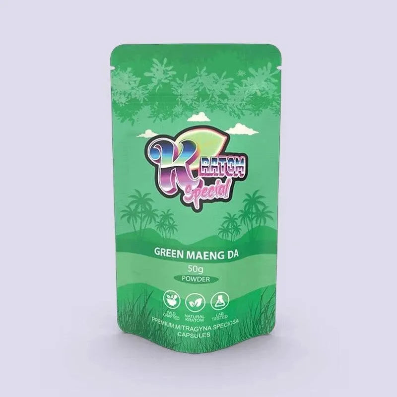 Kratompulver 50g - Green Maeng Da - HHC VAPES