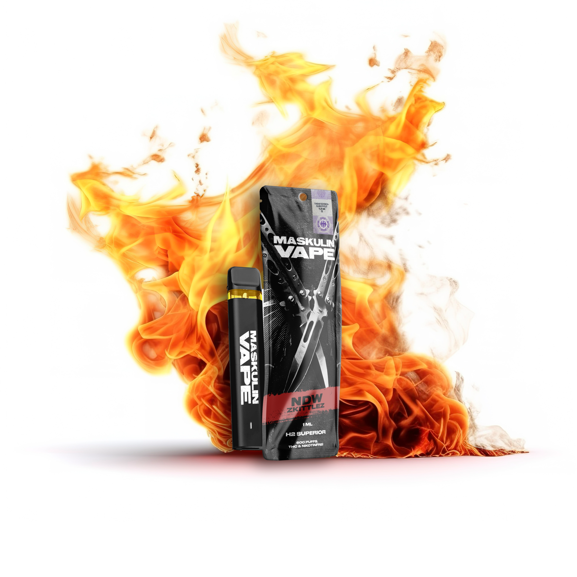 Maskulin Vape H2 Superior NDW Zkittlez HHCVapes