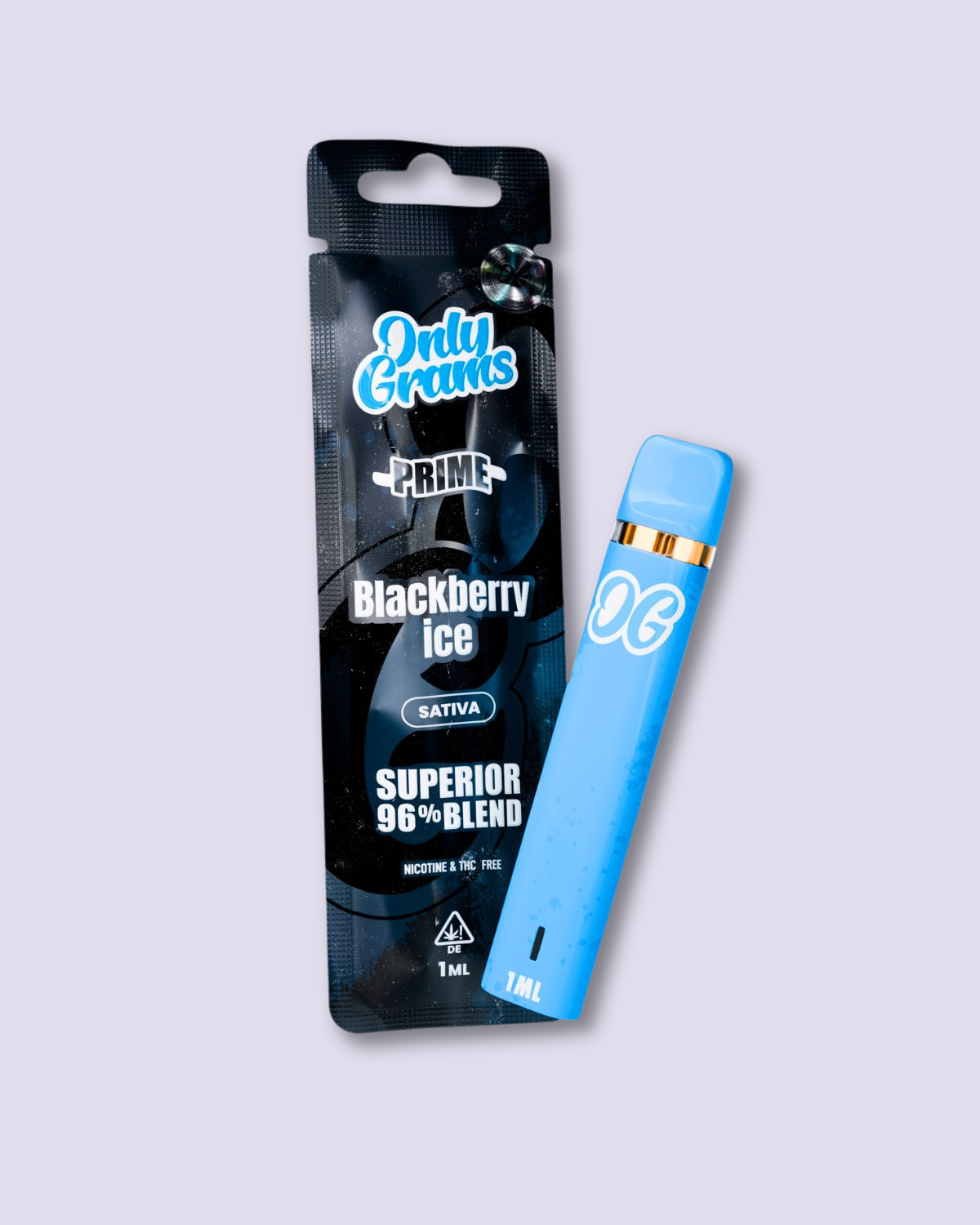 Only Grams Superior Vape Pen 96% - Blackberry Ice