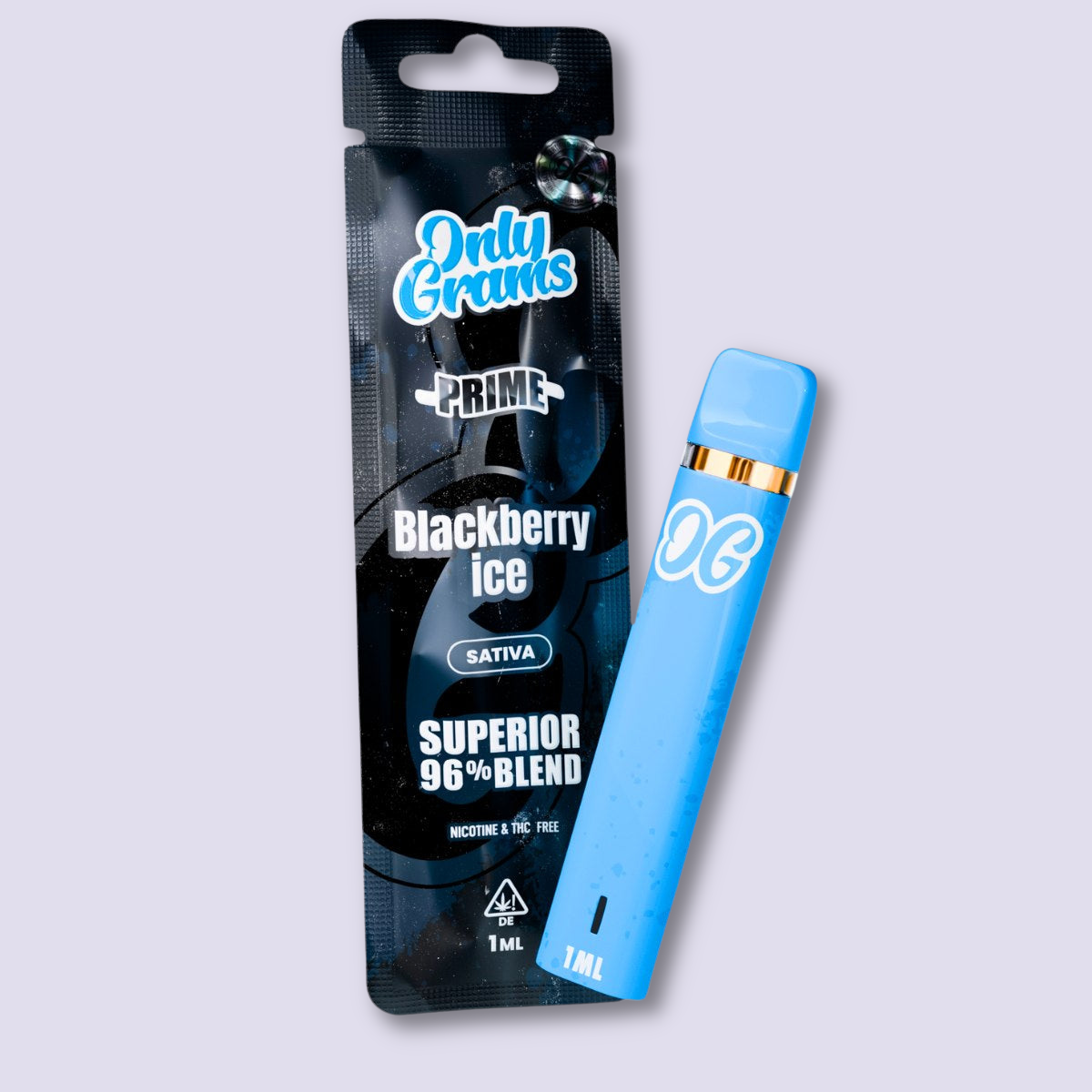 Only Grams Superior Vape Pen 96% - Blackberry Ice