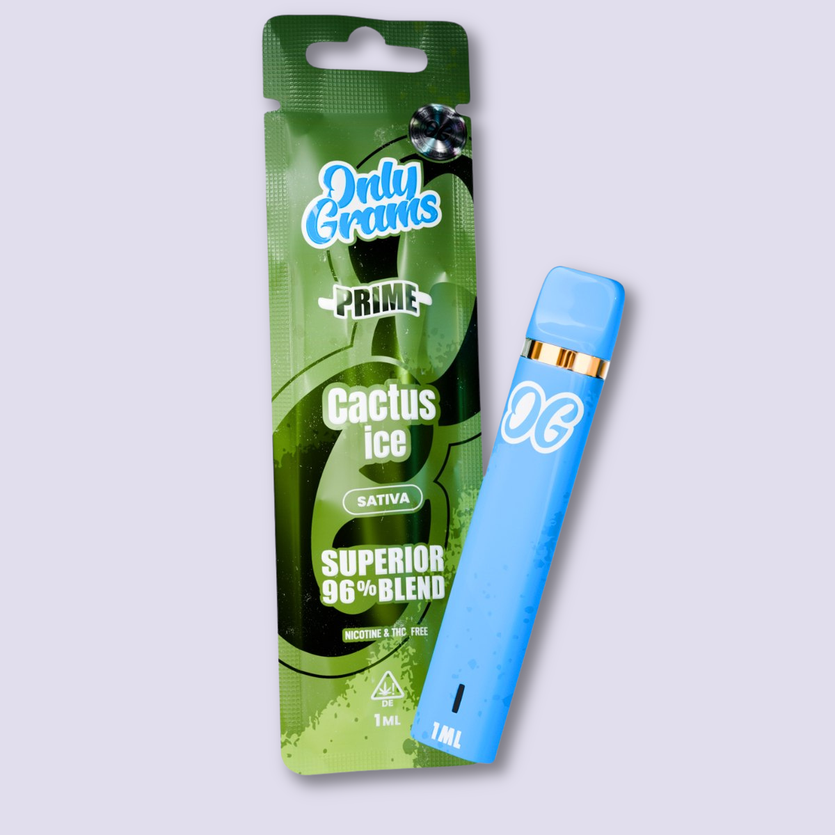 Only Grams Superior Vape Pen 96% - Cactus Ice